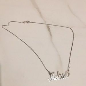 Melissa name necklace 💕